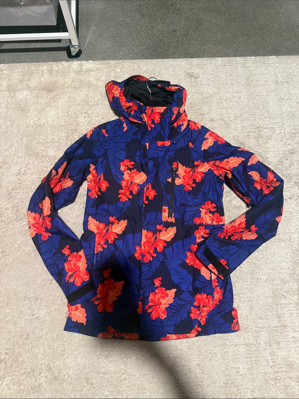 Burton Women’s Floral Ski Jacket - Navy & Red